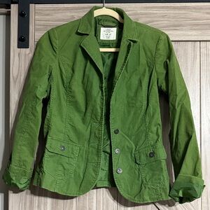H&M L.O.G.G. Olive Green Corduroy Jacket